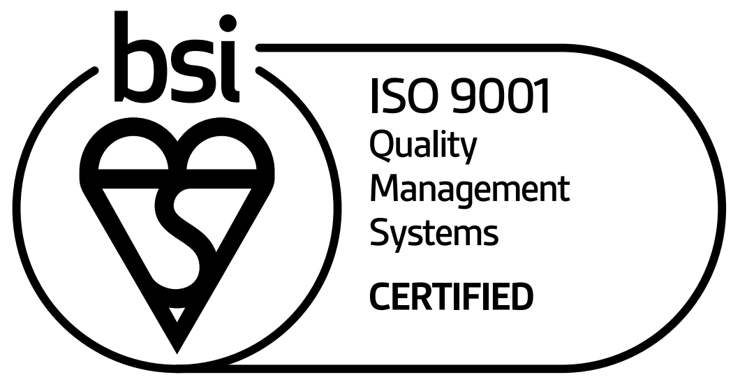 BSI ISO 9001:2015 certified